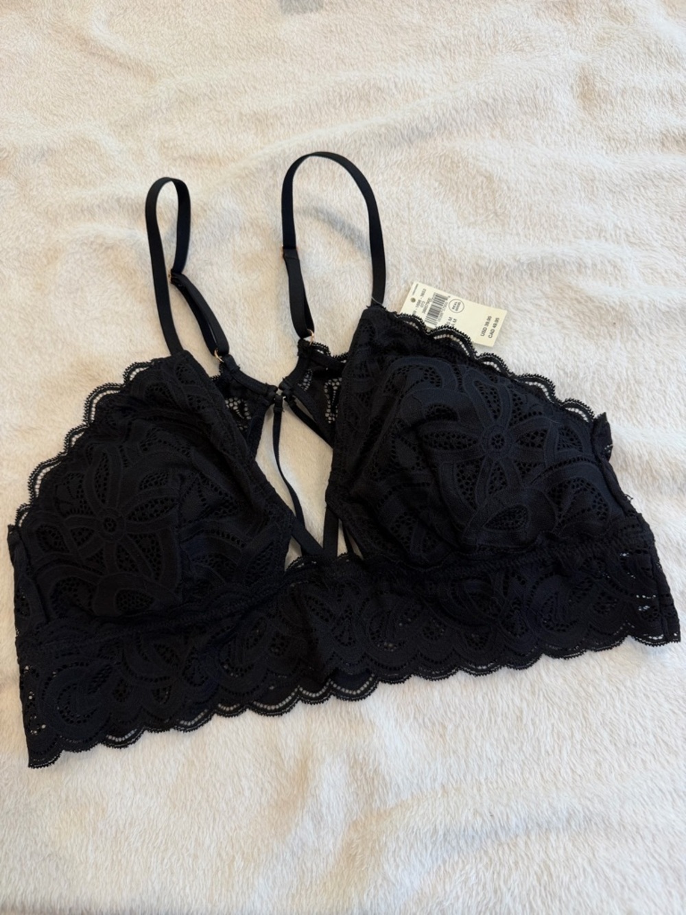 Aerie Black Lace Bralette